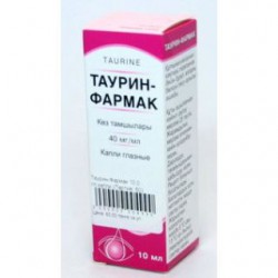 Таурин-Фармак, капли глазн. 4% 10 мл №1